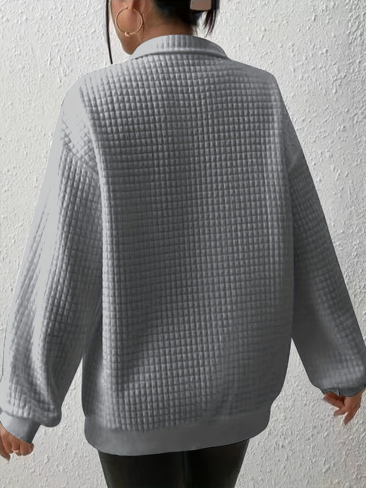 Steffi | Legerer Stehkragen-Pullover