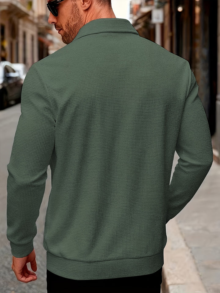 Harald | Strukturierte Hemdjacke mit Knopfleiste