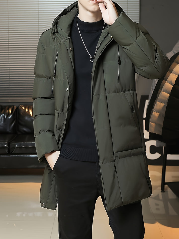 Valentin | Langer Kapuzen-Parka mit Wärmefütterung