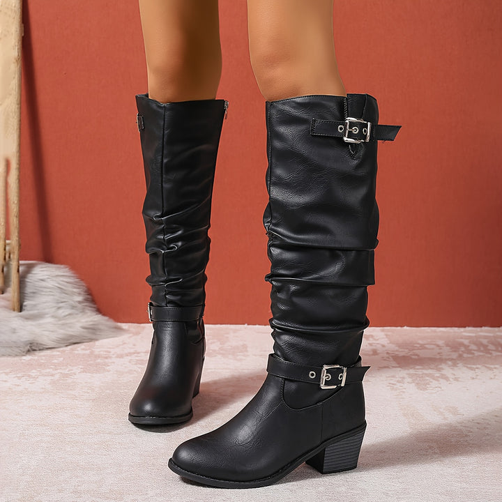 Malwine | Elegante Langschaftstiefel