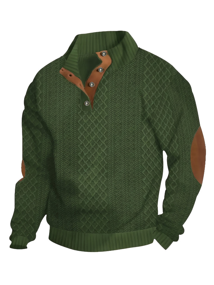 Volkmar | Strukturierter Stehkragen-Pullover