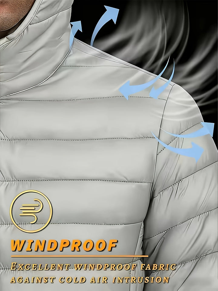 Gerrit | Wärmende Steppjacke mit Kapuze
