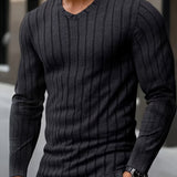 Eckhard | Feingeripptes Longsleeve-Shirt