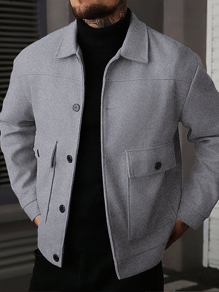 Christoph | Vielseitige Herrenjacke im Hemdstil