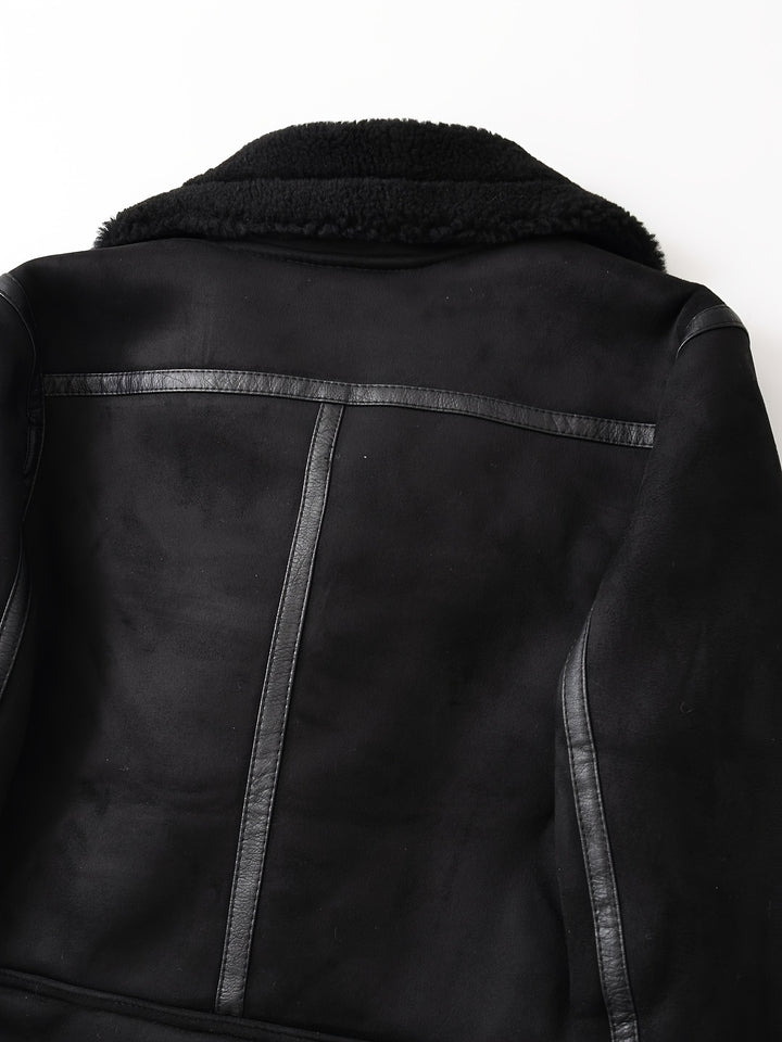 Theresa | Kuschelig gefütterte Bikerjacke
