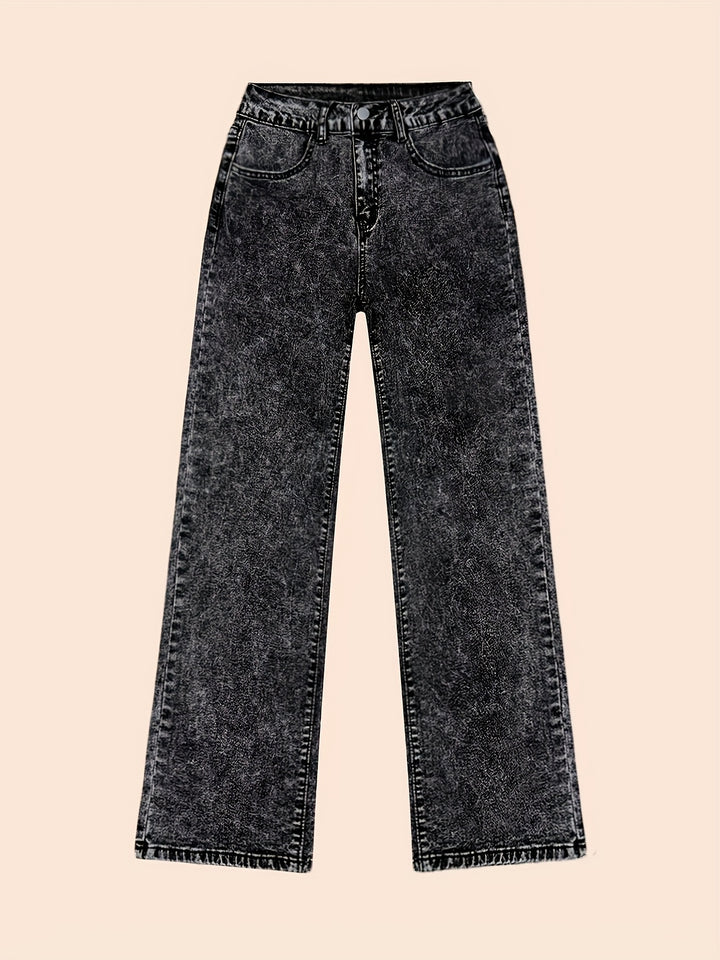 Thea | Weit geschnittene Hose mit hohem Bund