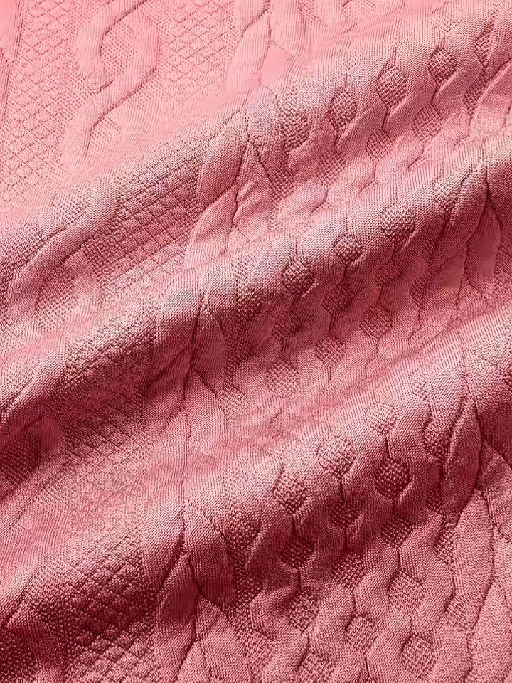 Ruth | Strukturierte Strickjacke mit Kontrastdetails