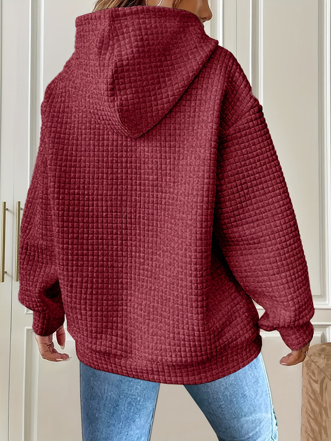 Friederike | Kuscheliger Kapuzenpullover mit Struktur