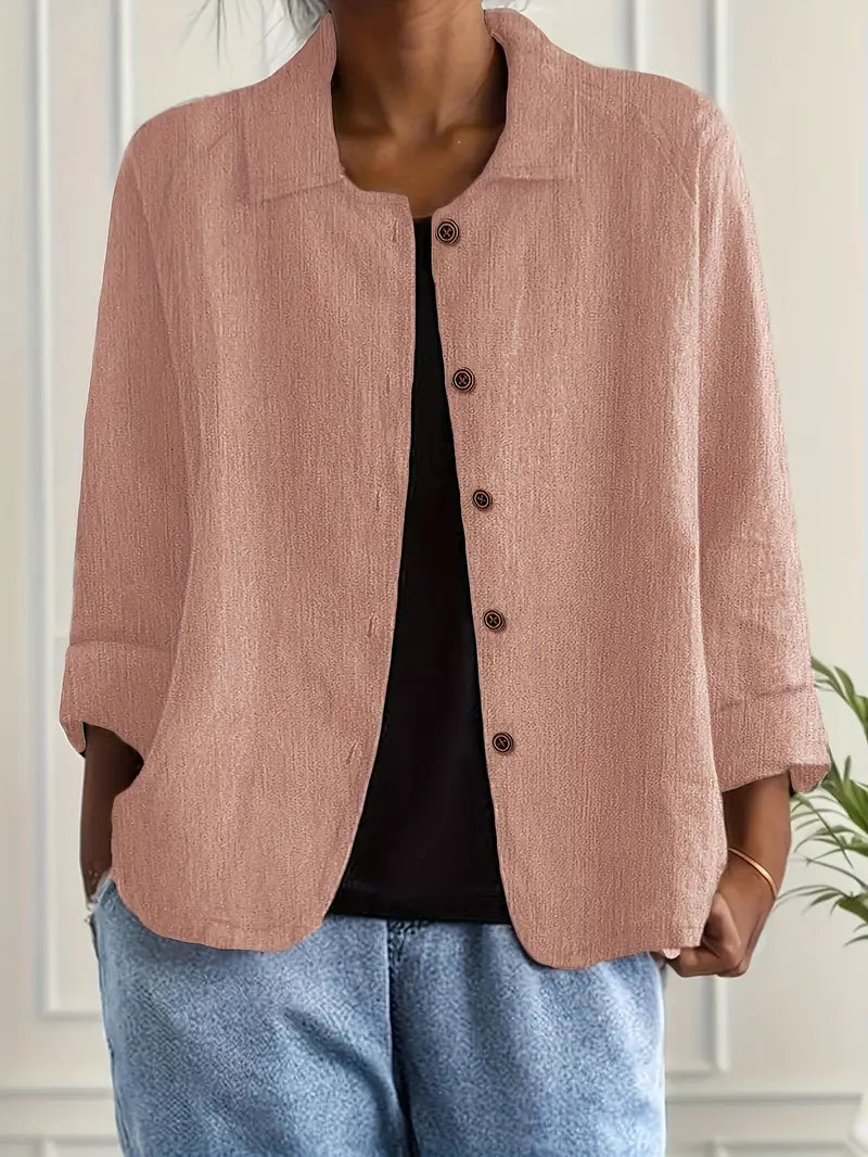 Renate | Leichte Knopfjacke für jeden Tag