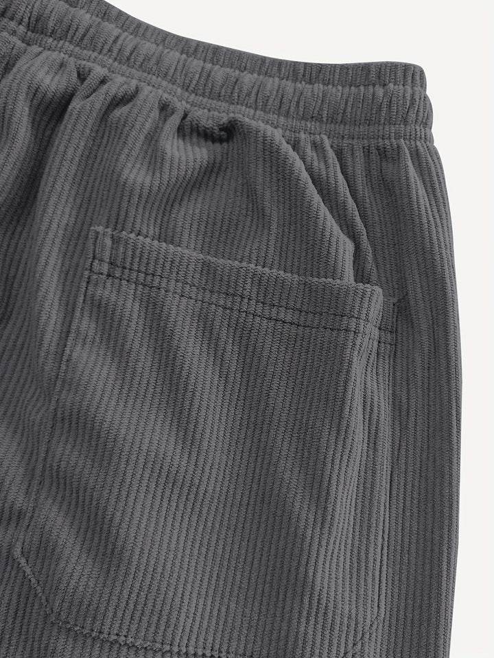 Ernst | Lässige Straight-Leg Hose mit Kordelzug