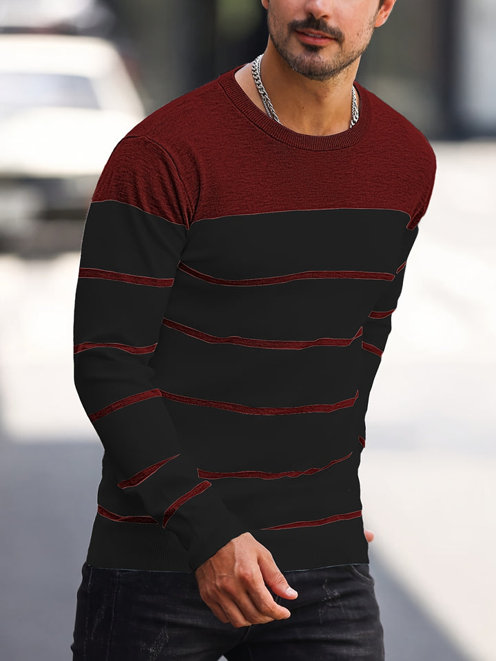 Sigmar | Zeitloser Streifen-Pullover