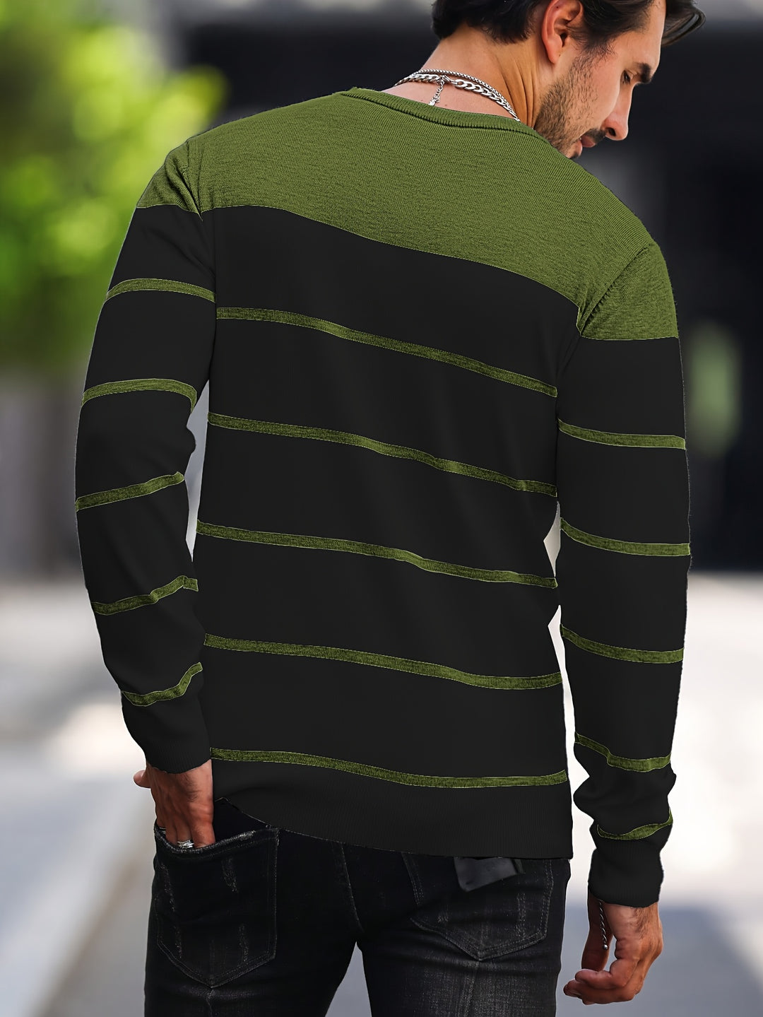 Sigmar | Zeitloser Streifen-Pullover