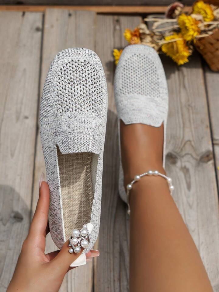 Barbara | Bequeme Strick-Slipper