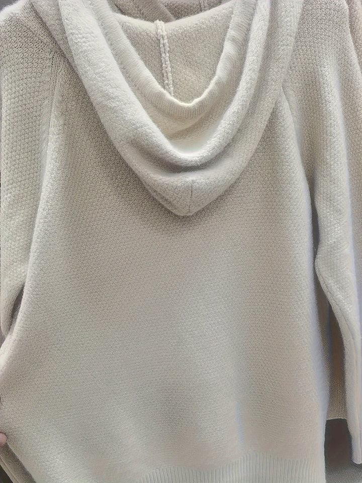 Liesel | Weiche Kapuzen-Strickjacke mit Reißverschluss