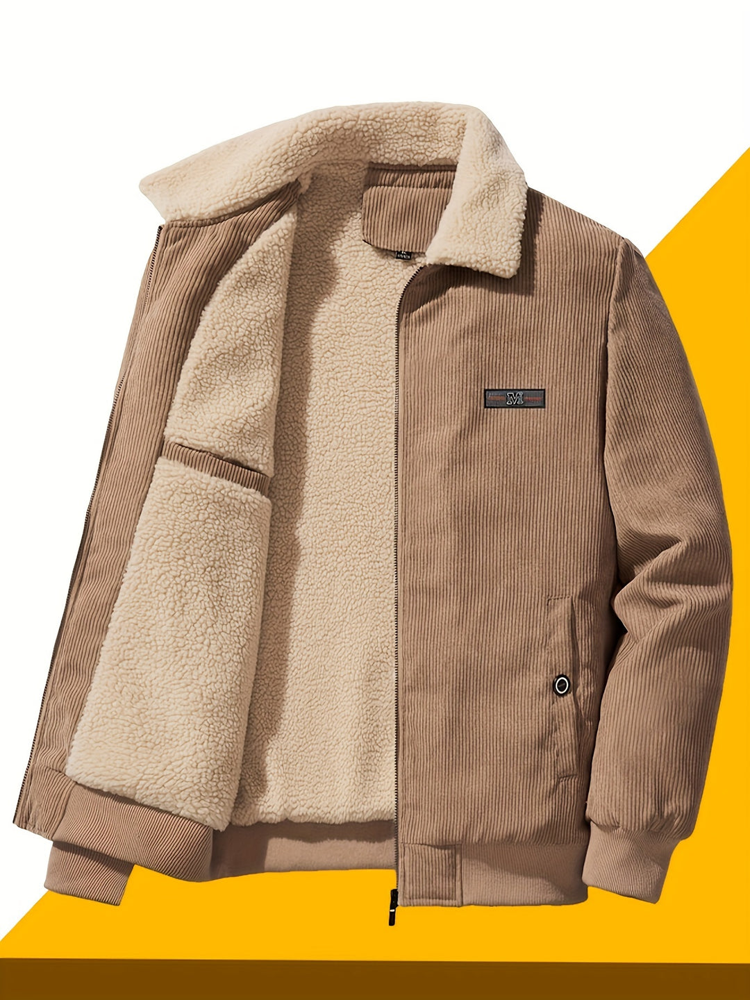 Volker | Wärmende Winterjacke mit Stehkragen