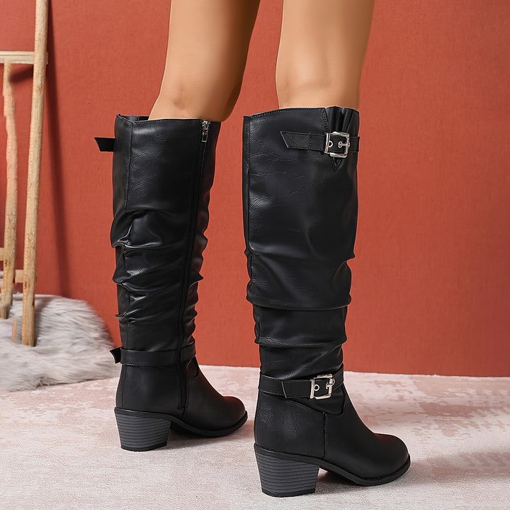 Malwine | Elegante Langschaftstiefel
