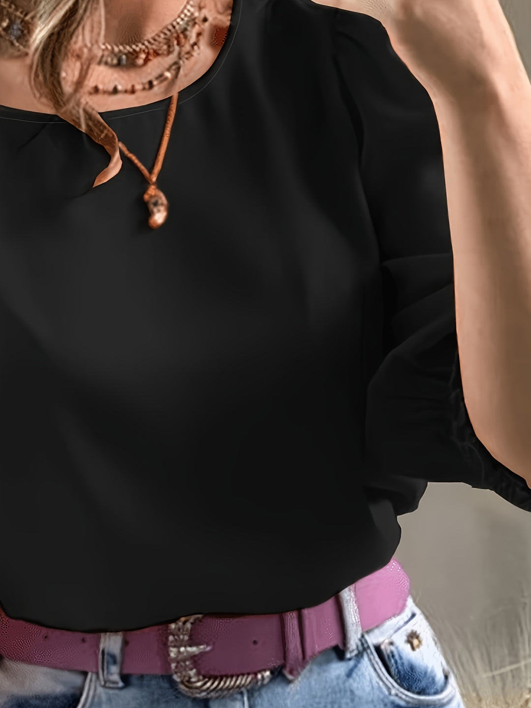 Adelina | Elegante Ballonarm-Bluse