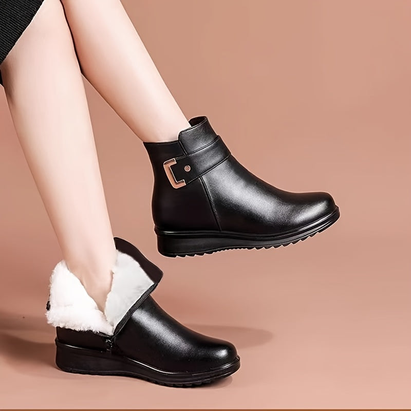 Beate | Warm gefütterte Komfort-Stiefeletten