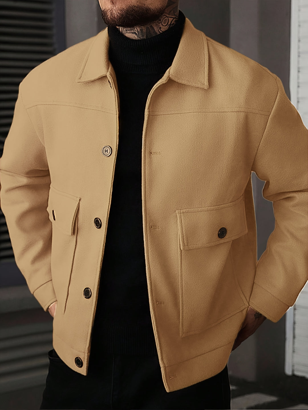 Christoph | Vielseitige Herrenjacke im Hemdstil