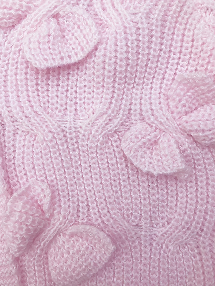 Editha | Zarte Schleifen-Strickjacke