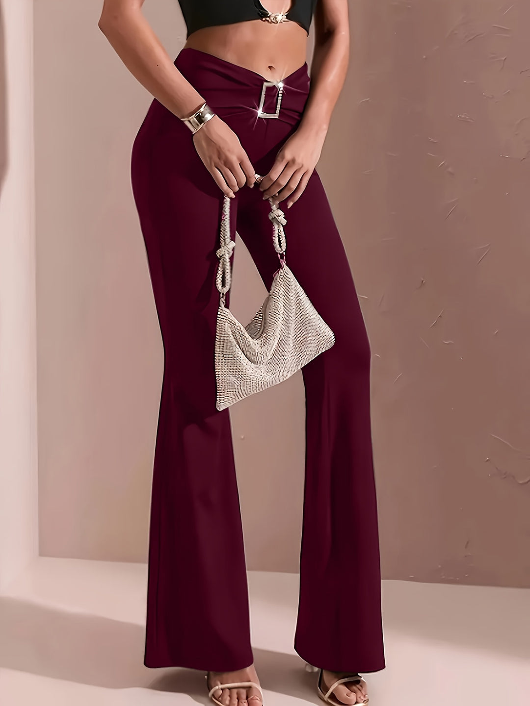 Nadine | Elegante Schlaghose mit hoher Taille
