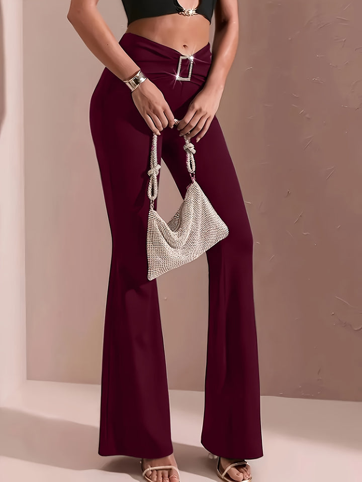 Nadine | Elegante Schlaghose mit hoher Taille