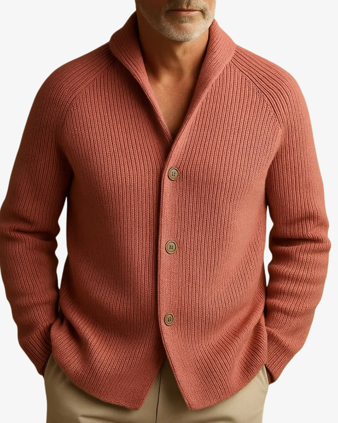Friedrich | Klassische Strickjacke mit Knopfleiste