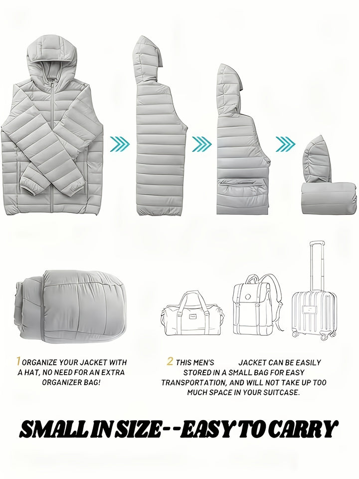 Gerrit | Wärmende Steppjacke mit Kapuze