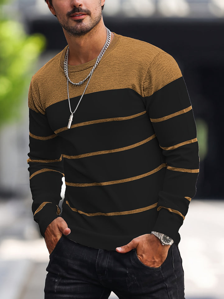 Sigmar | Zeitloser Streifen-Pullover