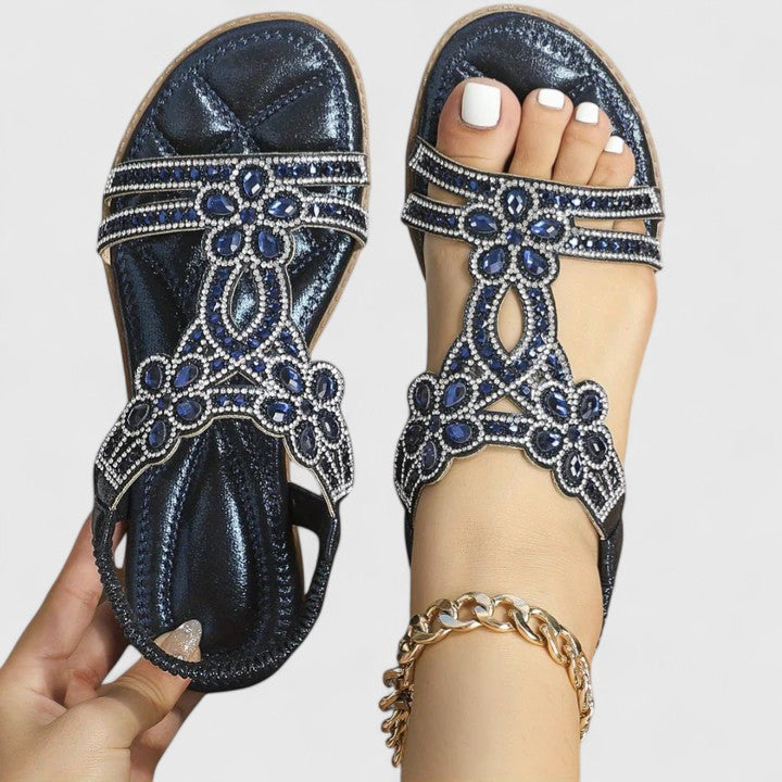 Thea | Funkelnde Komfort-Sandalen