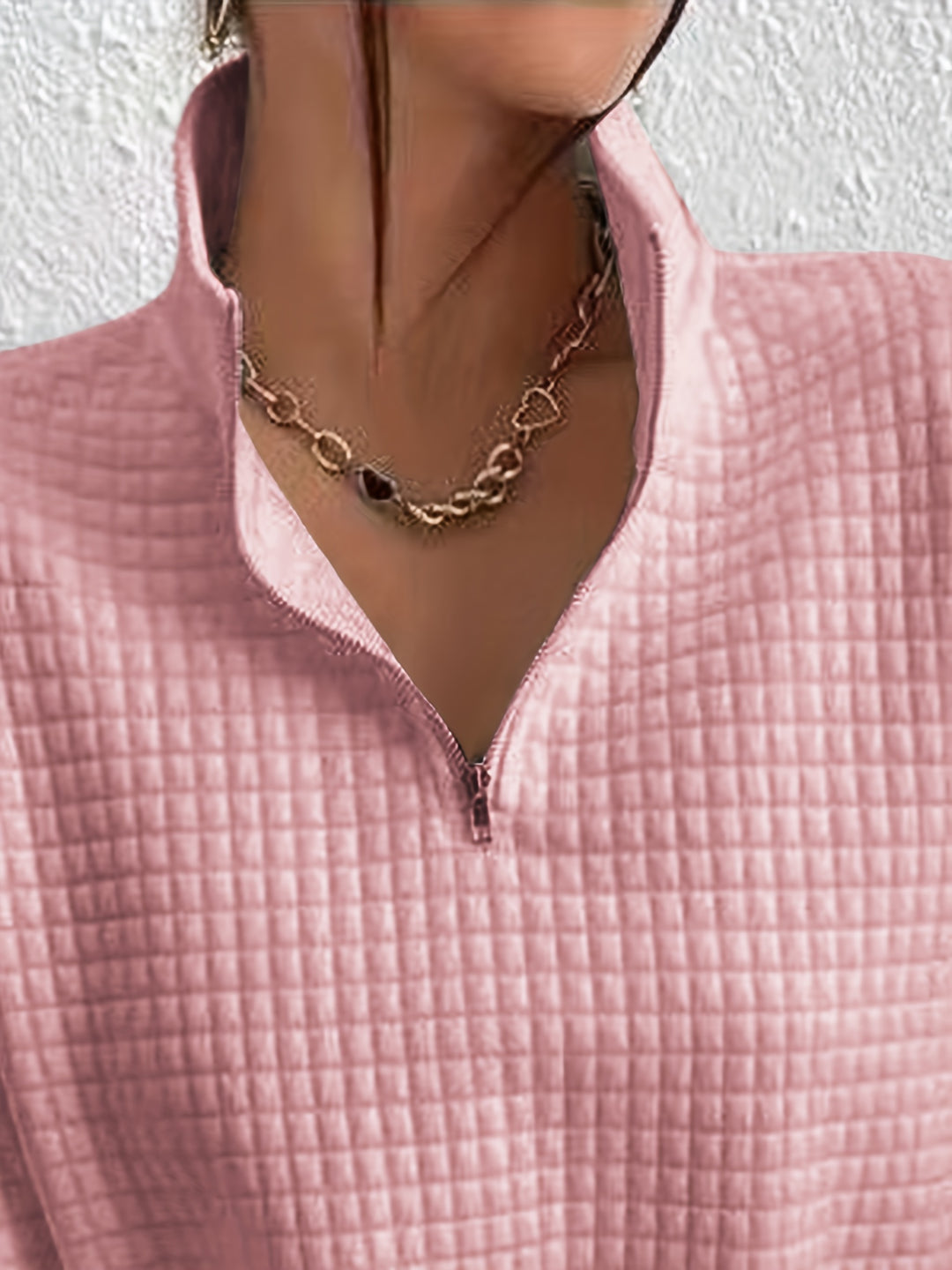 Steffi | Legerer Stehkragen-Pullover