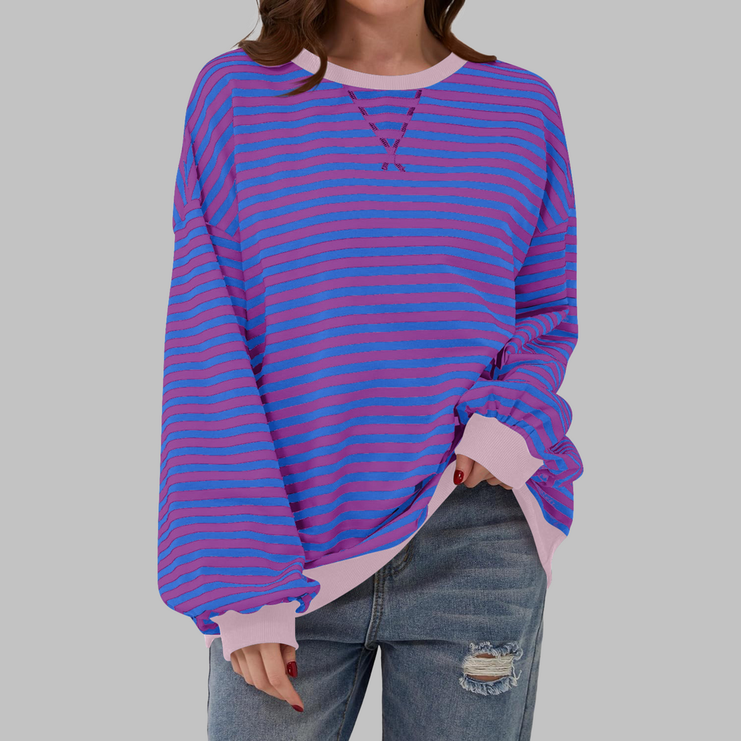 Svea | Legeres Ringel-Sweatshirt