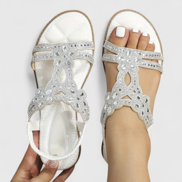 Thea | Funkelnde Komfort-Sandalen