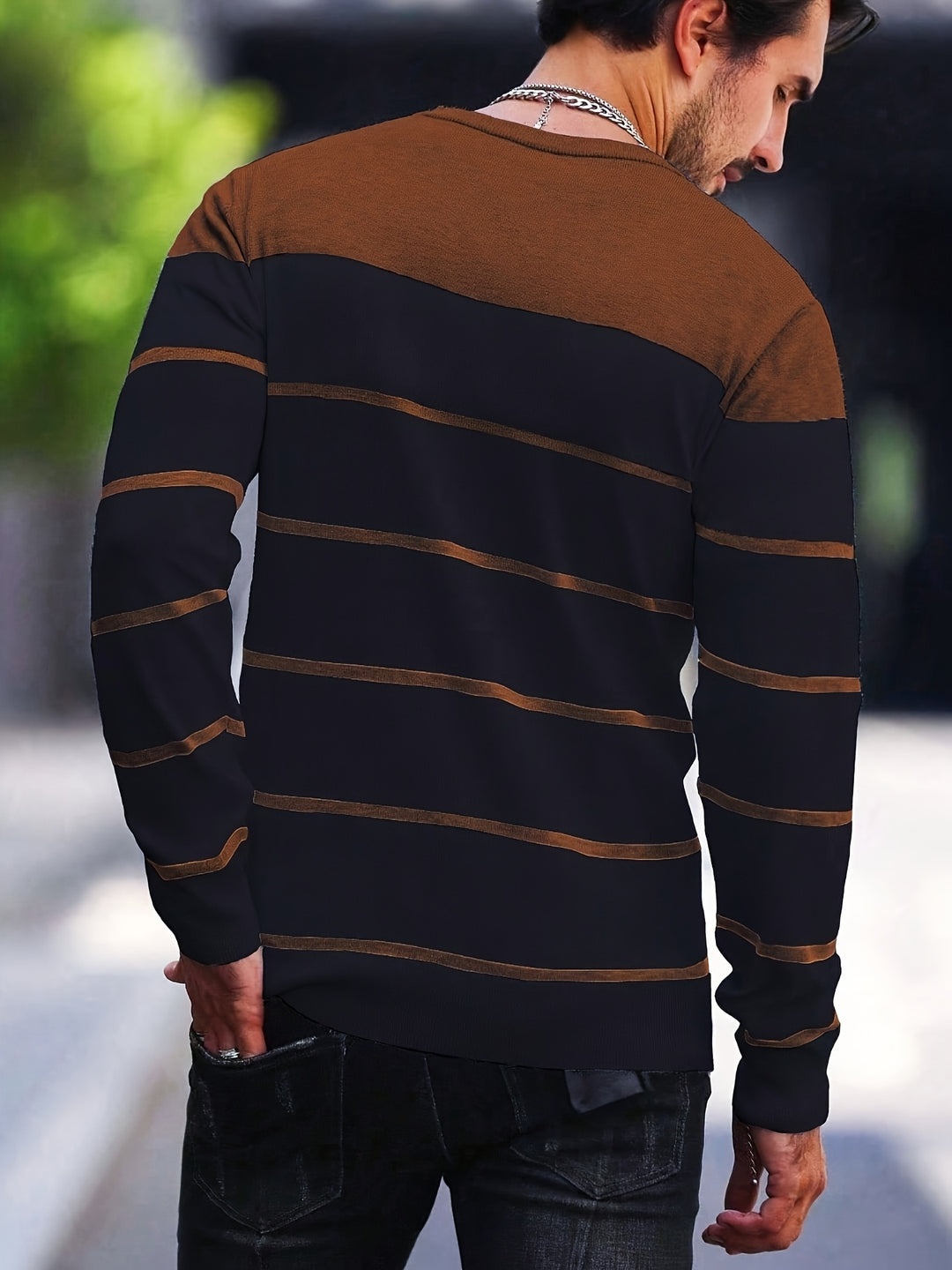 Sigmar | Zeitloser Streifen-Pullover
