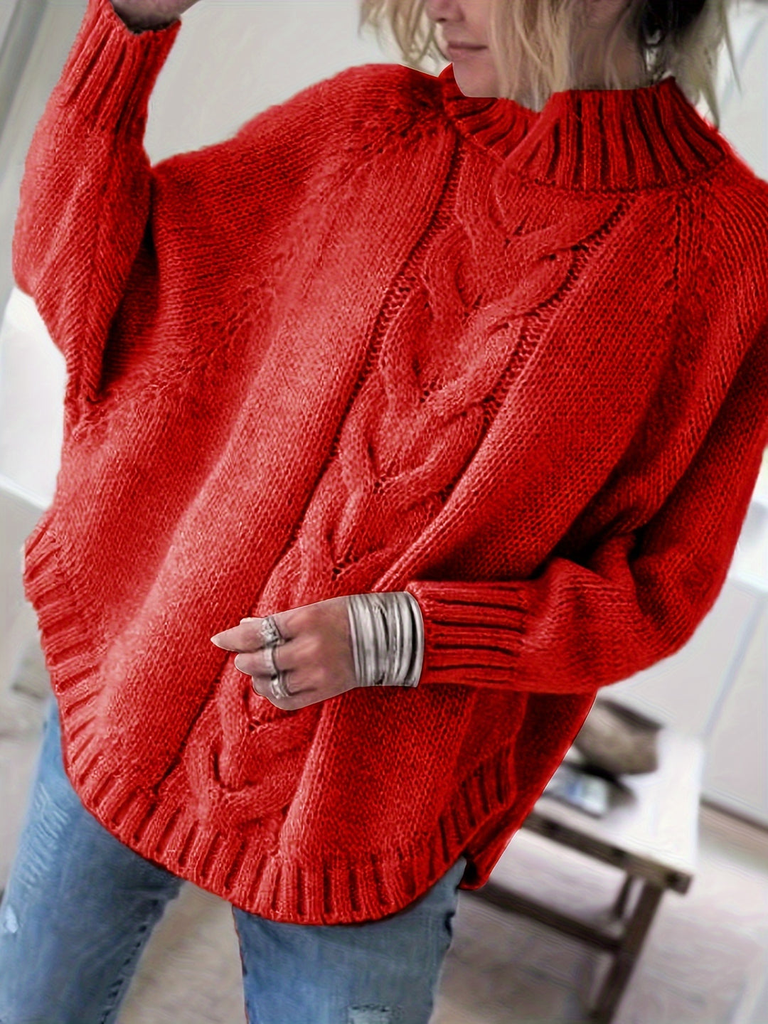 Silke | Kuscheliger Grobstrick-Pullover