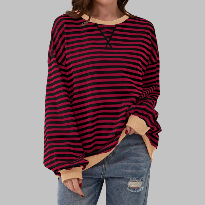 Svea | Legeres Ringel-Sweatshirt