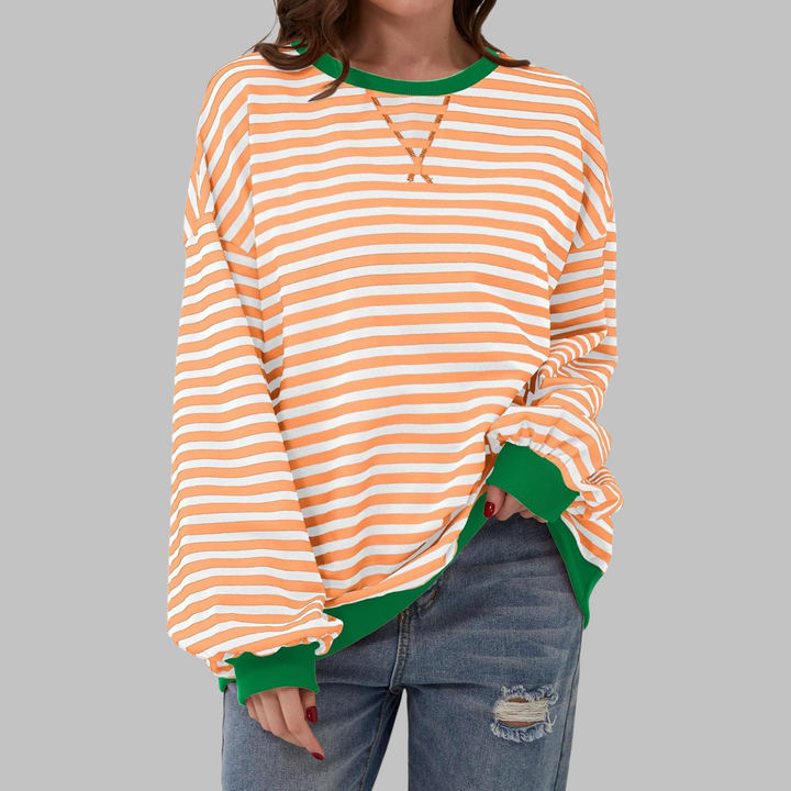 Svea | Legeres Ringel-Sweatshirt