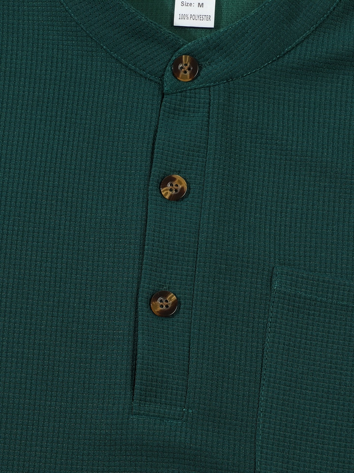Ottmar | Legeres Longsleeve-Shirt mit Knopfleiste