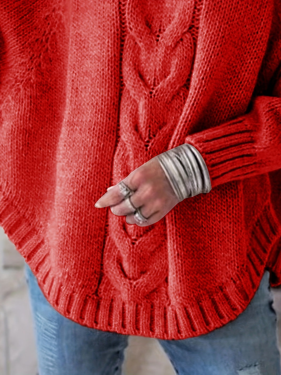 Silke | Kuscheliger Grobstrick-Pullover