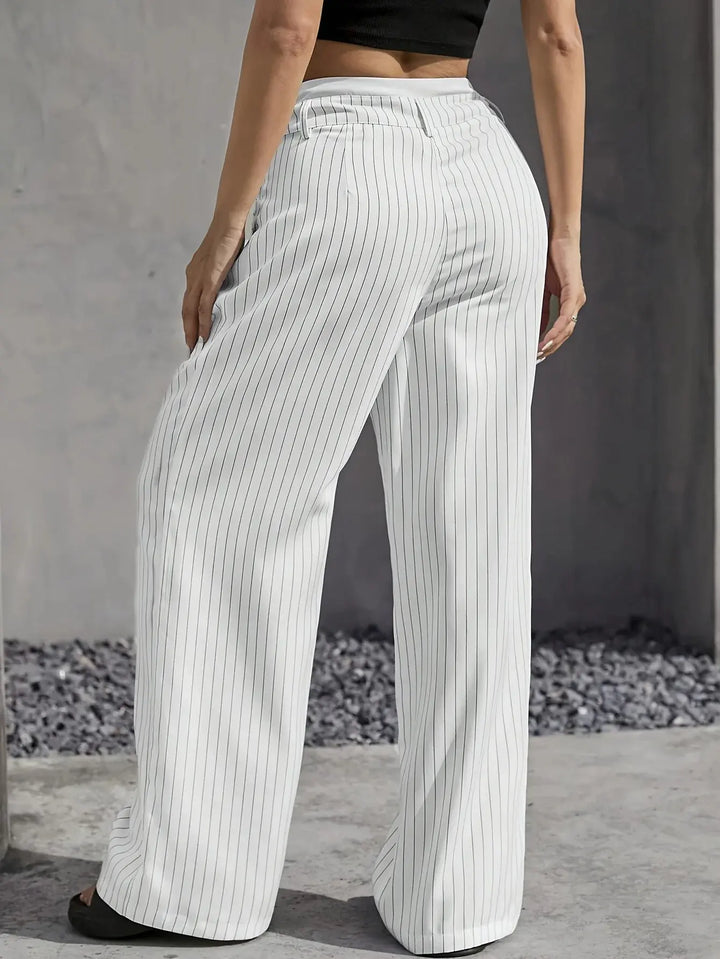 Rosalinde | Elegante Nadelstreifen-Hose