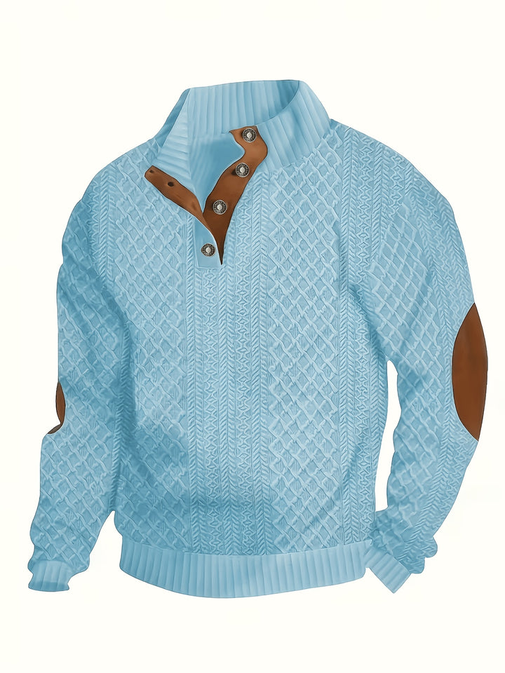 Volkmar | Strukturierter Stehkragen-Pullover