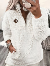 Isabell | Kuscheliger Troyer-Pullover mit Stehkragen