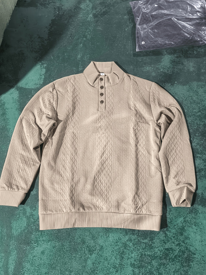 Volkmar | Strukturierter Stehkragen-Pullover