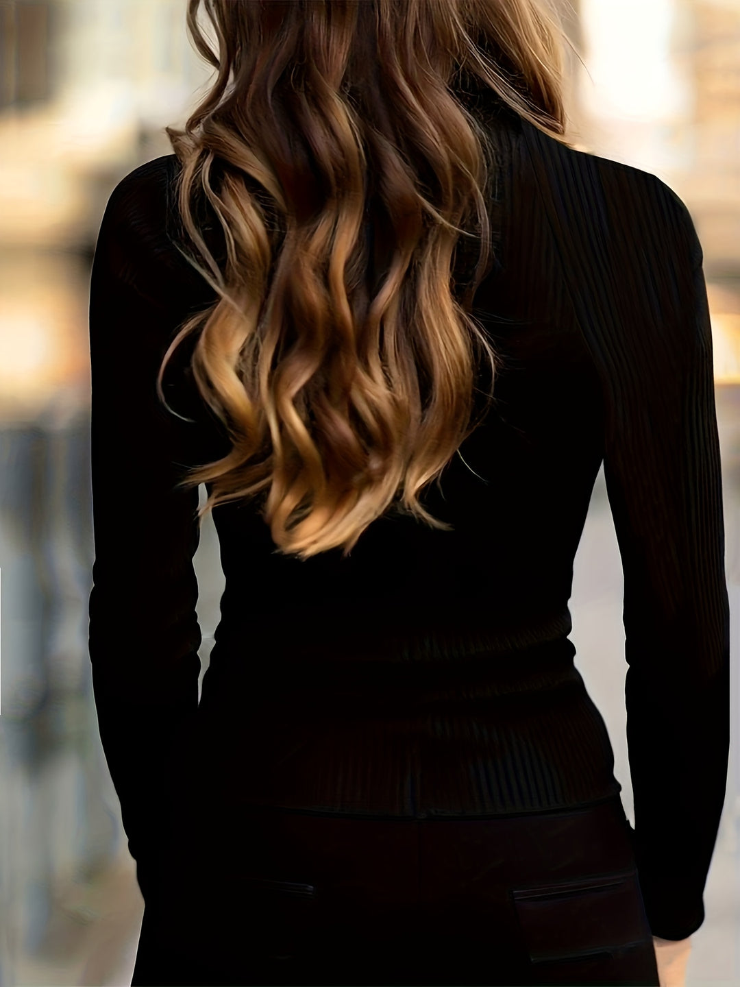 Jana | Figurbetontes Stehkragen-Shirt mit Zipper