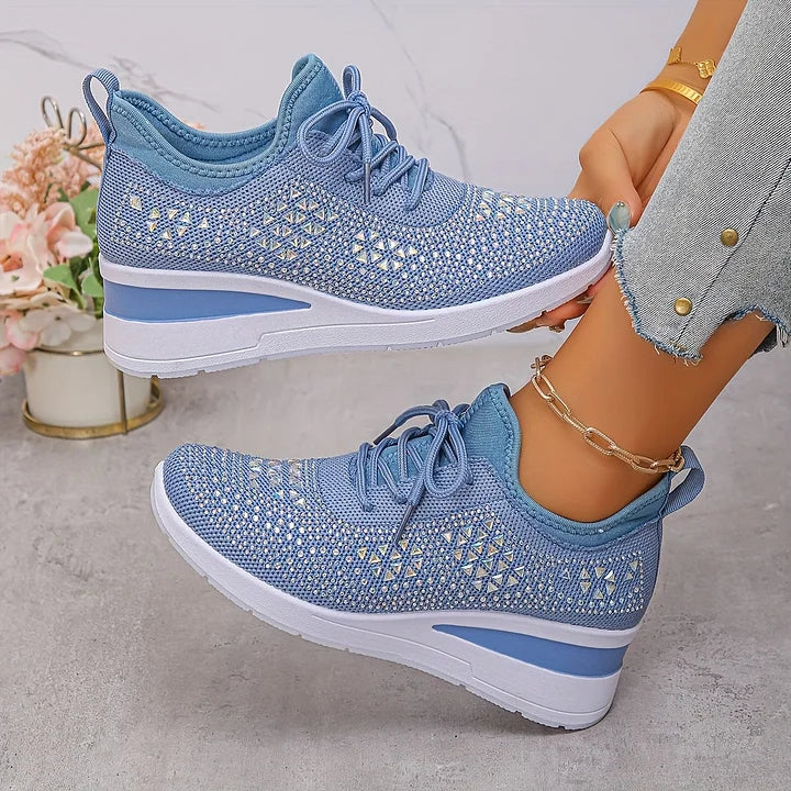 Sonja | Glänzende Komfort-Sneaker