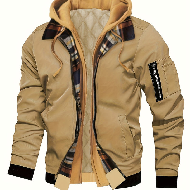 Falko | Gefütterte Kapuzenjacke mit Zipper