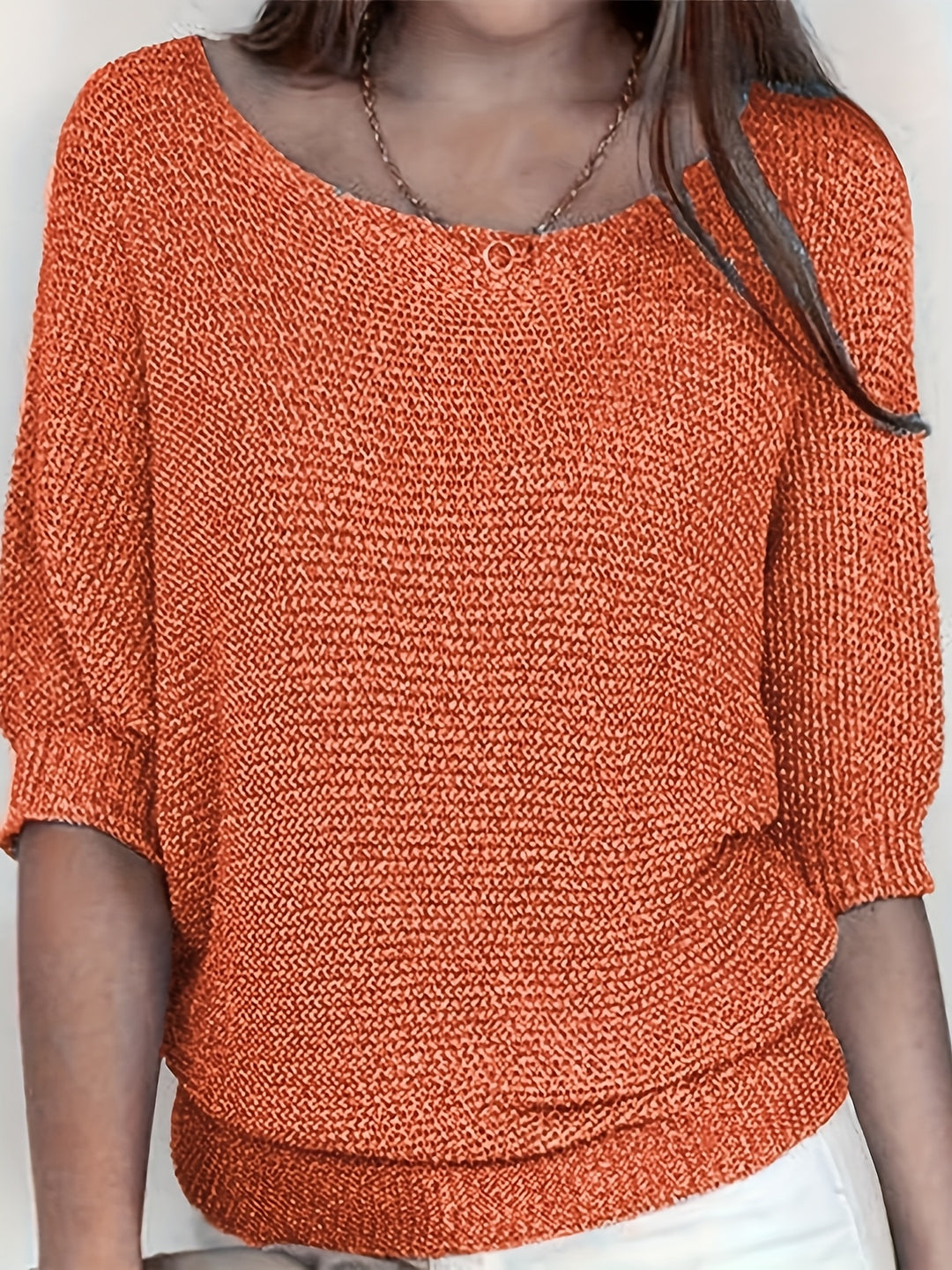 Heidrun | Lockerer Strickpullover