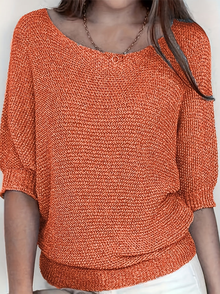 Heidrun | Lockerer Strickpullover