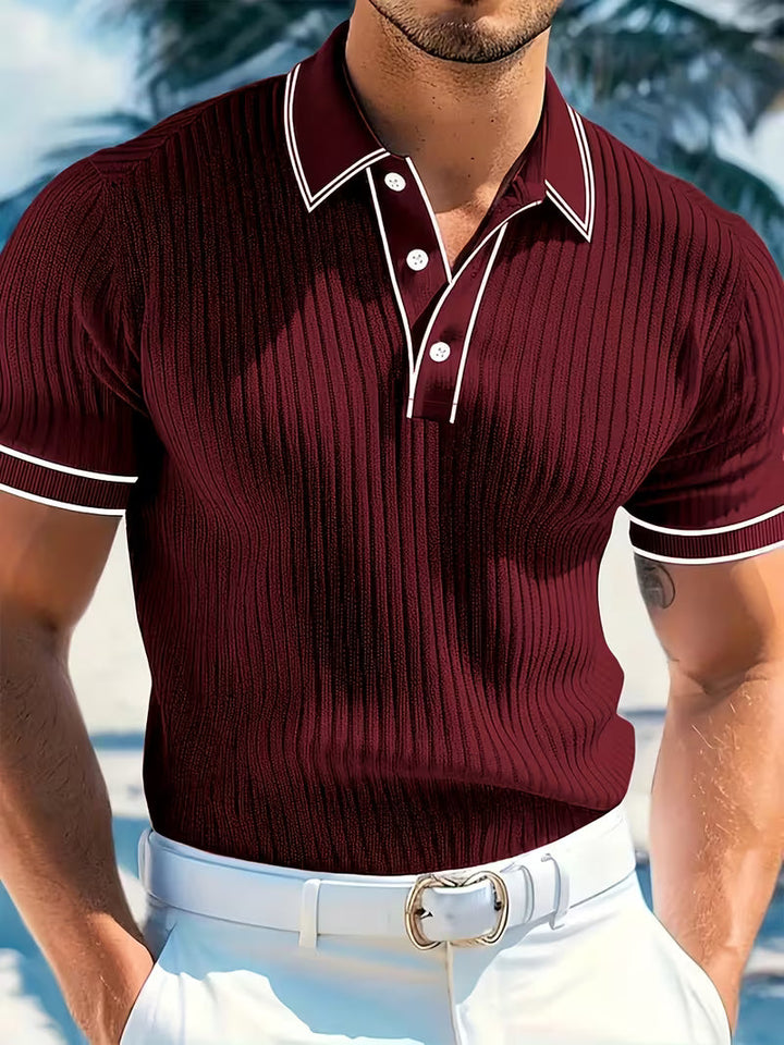 Philipp | Sportlich-elegantes Kurzarm-Poloshirt