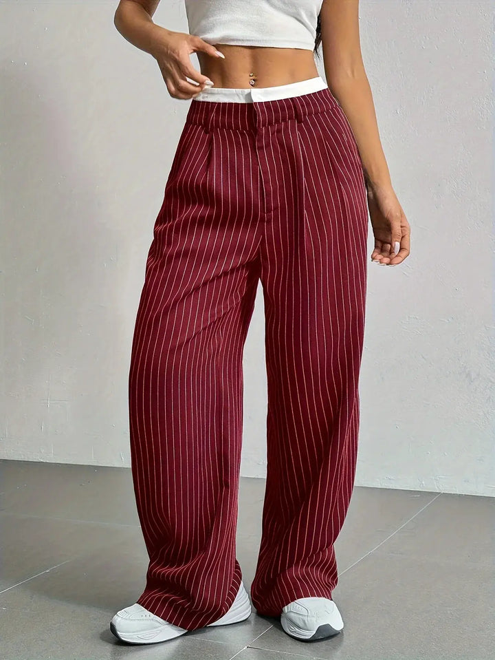Rosalinde | Elegante Nadelstreifen-Hose